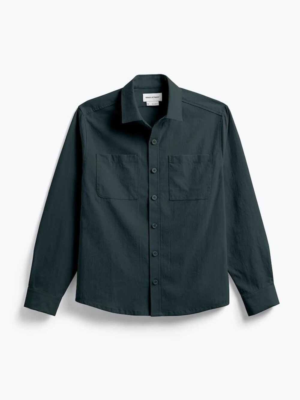 Ministry of Supply Navy Poplin Stretch Double Chest Pocket LS Overshirt/11679